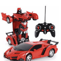 Carro transformer a control remoto